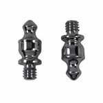 Door Hinges Bright Chrome Med Urn Finial Pair Renovator's Supply. Fixed Price $9.99.