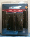 Schlage Aged Bronze Hinge Project Pack, 4" Square (SC3P1020F-716E) Fs. Fixed Price $25.00.