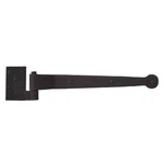 Signature Hardware Harte Offset Iron Strap Hinge With Pintle Black Powder Coat. Fixed Price $20.01.