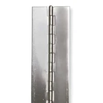 Piano Hinge, Stainless Steel, Full Surface Mounting, 1/2 Leaf W X 96. Fixed Price $64.15.