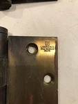 Lawrence Solid Bronze 4.5 Oilite Hinges. Fixed Price $20.00.