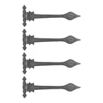 Renovators Supply Manufacturing Wrought Iron Strap Hinge 11 1/4 In. Black Spe.... Fixed Price $135.86.