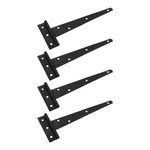 Tee Hinges Black Iron Rustproof Finish Door Shed With Screws Set 4. Fixed Price $50.99.