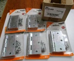 Lot Qty (2PK) National Hardware V504 N195-669 Removable Pin Broad Hinge 3 1/2". Fixed Price $25.00.