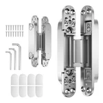 7" 2 Pcs Hinges For Doors Invisible Concealed Alloy 180 Degree Swing 3.... Fixed Price $55.33.