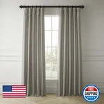 Hpd Half Price Drapes Italian Faux Linen Curtains 120 Inches. Fixed Price $48.97.
