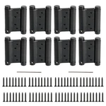 Anvflik Black Saloon Door Double Action Spring Hinges, 3INS,. Fixed Price $101.66.