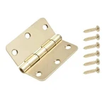 Everbilt Interior Door Hinges 1/2" X 1/4" Radius Satin Brass 237070 Lot Of. Fixed Price $12.99.