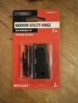 Everbilt Non-mortise 3 Matte Black Door Hinges (2-PACK) 1005 694 671 Qty. Fixed Price $7.49.