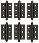6-PACK Deltana CH2015U10B 2"X1-1/2" Solid Brass Cabinet Hinge W/ball Tip Finial. Fixed Price $38.25.