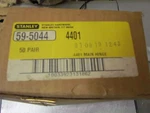 New Box Of 42 Pair Stanley 30-4401-001 Bi-fold Door Hinge Acme 4400 W/ Screws. Fixed Price $69.95.