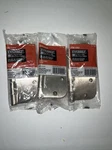 Everbilt 4 In. Satin Nickel 5/8 Radius Door Hinge Lot Of 3. Fixed Price $14.49.