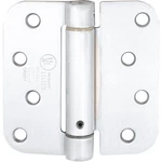 Self-closing Door Hinge, 4 Inches, 5/8" Radius Corner, Satin Chrome By Stone Har. Fixed Price $24.38.