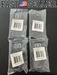 4-PACK Cosmas Metal Flat Black 4"X4"X5/8" Radius Corners Door Hinges W/ Screws. Fixed Price $19.93.
