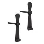 Signature Hardware - Hand Forged Iron Georgetown Shutter Holdbacks Set Of 2. Fixed Price $15.00.