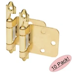 *10 Pack* Cosmas 15539-BB Brushed Brass Hinge Variable Overlay (pair). Fixed Price $19.31.