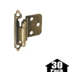 30 Pc Stanley Home Design Hardware BB8195 Spring Hinges, Antique Brass, S826-255. Fixed Price $40.90.