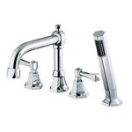 Schon SCRT500CP Hexagon Roman Tub Faucet Handheld Showerhead In Chrome. Fixed Price $299.99.