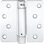Self-closing Door Hinge, Inches, 1/4" Radius Corner, Satin Chrome By Stone Har. Fixed Price $24.38.