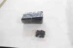 (6-PK) Mozcorn Offset Door Hinges Small Flag Lift Black Aluminum 3-3/4" DH01. Fixed Price $8.39.