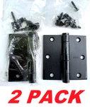 Dormakaba Best F191 10B Door 3.5 X Black Knuckle (2 Hinges). Fixed Price $35.98.