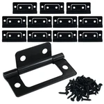 Litoexpe 12 Pcs Non-mortise Door Hinges, 0.97 Inch Matte Black Bifold Doo.... Fixed Price $15.89.