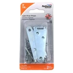 National Hardware, N127-449, V280, Pcs 3'' Light Strap Hinges, Zinc Plated. Fixed Price $7.00.