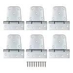 Home Master Hardware 3-1/2 Inch Heavy Duty Gate Hinges Zinc Plated With. Fixed Price $37.79.
