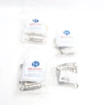 (4-PK) Hickory Hardware Hinge Inset Surface Frame Self-close 3/8" P243-SN. Fixed Price $12.26.