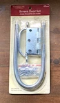 New Gatehouse Screen Door Set Hinges Hook Pull Adjustable Spring Screws Hardware. Fixed Price $21.99.