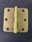 (case Of 75 Pcs) 3" Round Corner 1/4" Radius Hinge Satin Brass B1460. Fixed Price $178.19.