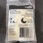 National Hardware N830-226 Door Hinge With 5/8" Round Corner, 3", Satin Brass. Fixed Price $8.99.