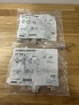2X New Ikea Komplement Soft-close Hinge 002.145.05 2127-3. Fixed Price $26.95.