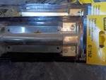 Stanley 6" Chain Bolt CD1055, In/out Swing Garage, Barn, Double Doors, Steel. Fixed Price $17.99.