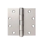 Tell Manufacturing 3559970 Door Hinges Square Corner 4.5" X Chrome Fin. Fixed Price $40.40.