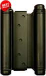 6IN Double Action Spring Hinge Matte Black Saloon Cafe Door Self Closing Us. Fixed Price $111.00.