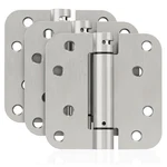 Joyny 3 Pack Self Closing Door Hinges 4 Inch Spring Loaded Garage Front Back Adj. Fixed Price $41.75.