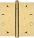 Baldwin 1046.I 4-1/2"W Ball Bearing Square Corner Mortise Door Brass. Fixed Price $68.00.