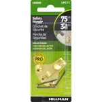 Hillman 122390 Silver Brass-plated Steel Picture Hanger 75 Lbs. (pack Of 10). Fixed Price $29.85.