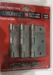 Everbilt Door Hinge Project Pack 3-1/2" 1/4" Radius 1002316501 (A7). Fixed Price $20.00.