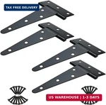 New 8" Heavy Duty Strap Hinges 4 Pack Rustproof Gate Shed Barn & Yard Doors. Fixed Price $16.99.