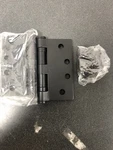 Deltana 4" Square Corner Ball Bearing Mortise Hinge Set (2), Model CS104BB. Fixed Price $17.00.