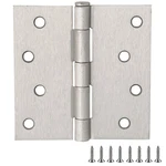 Hinges For Interior Doors 3-PACK X 4-INCH, Square Corner Steel Do.... Fixed Price $18.45.