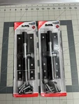 Nos 2-PACK Lot National N152-133 Heavy Duty Loackable Barrel Bolt 8" Black. Fixed Price $25.49.