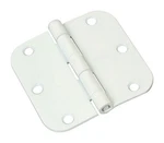 National Hardware N830-337 White Heavy-gauge Door Hinge 5/8 In. Radius 3-1/2. Fixed Price $19.17.