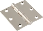 Hardware Essentials Square Corner Door Hinge Nickel (3"). Fixed Price $9.50.