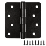 10 Pack 4 Inch Oil Rubbed Bronze Door Hinges Steel Construction With Screws. Fixed Price $19.49.