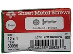 The Hillman Group 80096 12 X 1-INCH Pan Head Phillips Sheet Metal Screw 100 Pcs. Fixed Price $15.95.