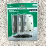 Mastercraft 3 Pack Removable Door Hinges 1/2" 5/8" Round Antique Brass Finish. Fixed Price $8.90.
