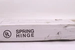 Dynasty Mortise Spring Hinge With 5/8" Radius Corners Satin Nickel 4" X. Fixed Price $15.92.